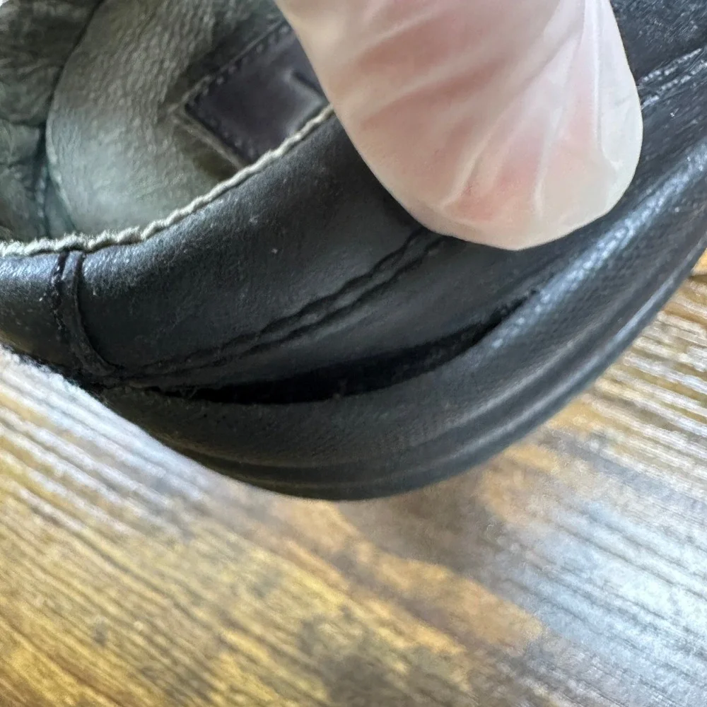Dansko wil Mens Black Leather Clogs Size 46 12.5